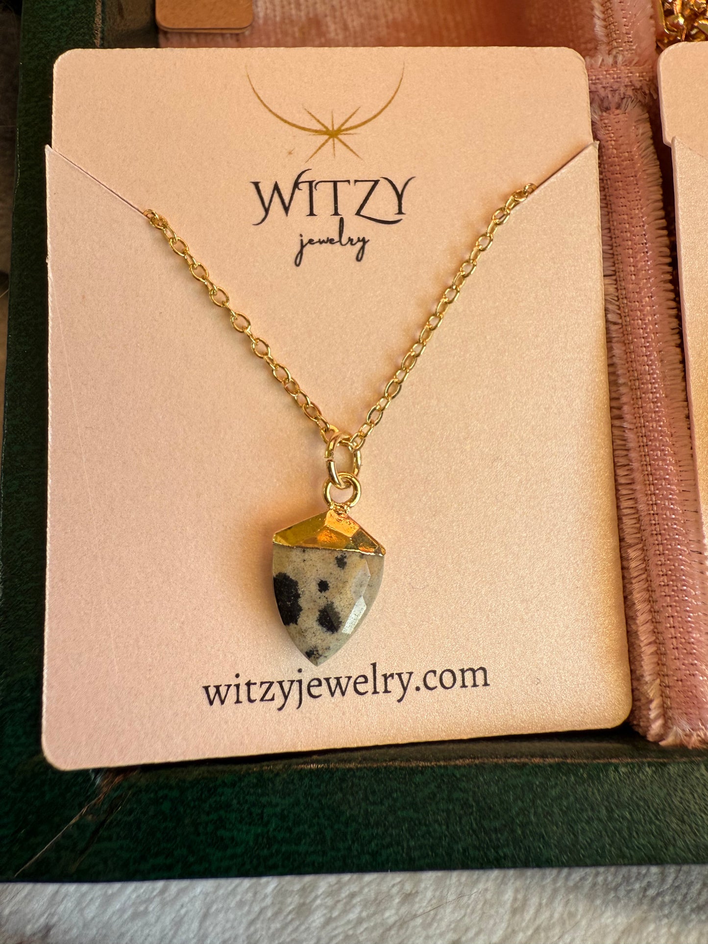 Dalmatian Jasper Small Pendant