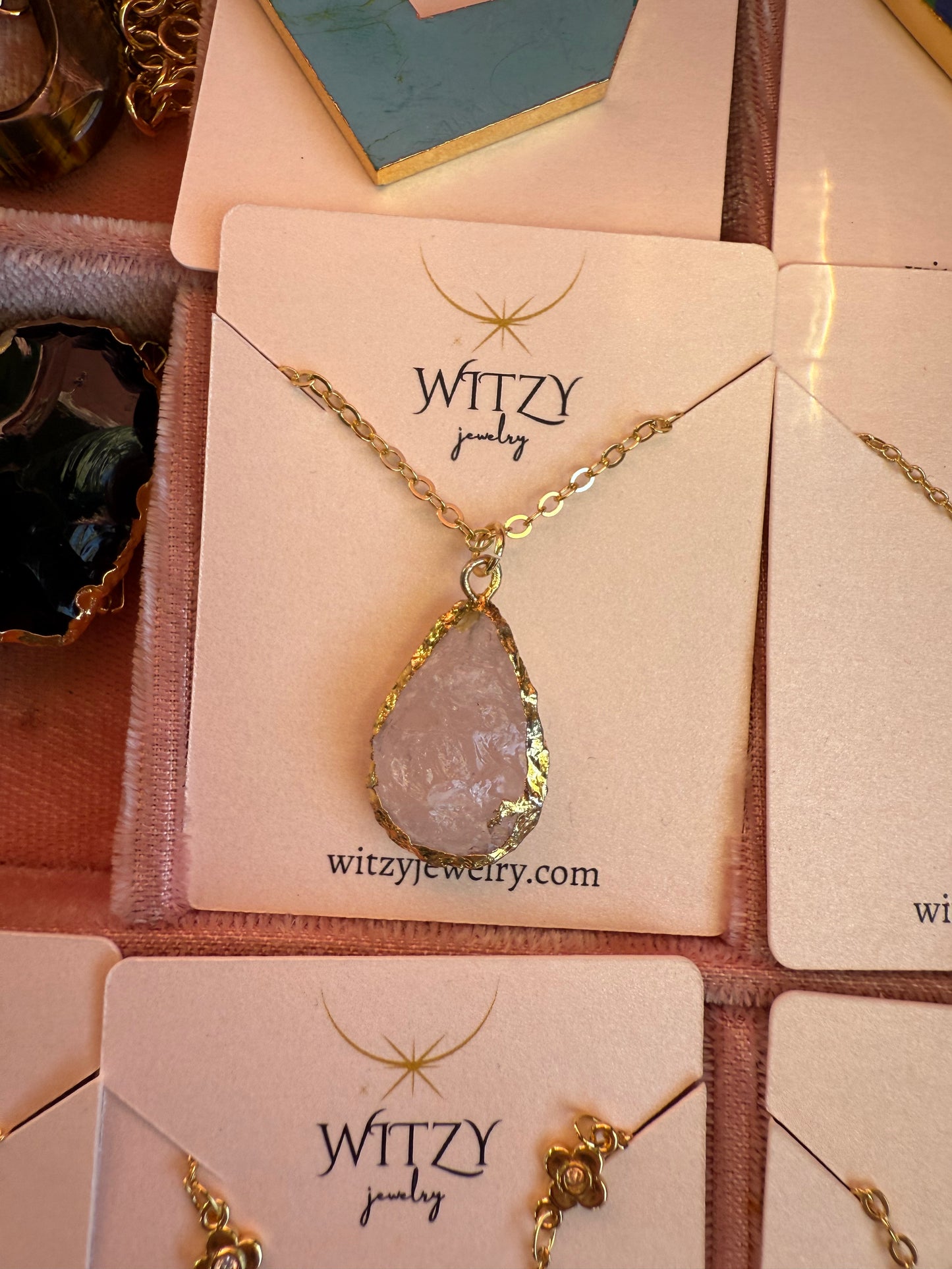 Rose Quartz Drop
